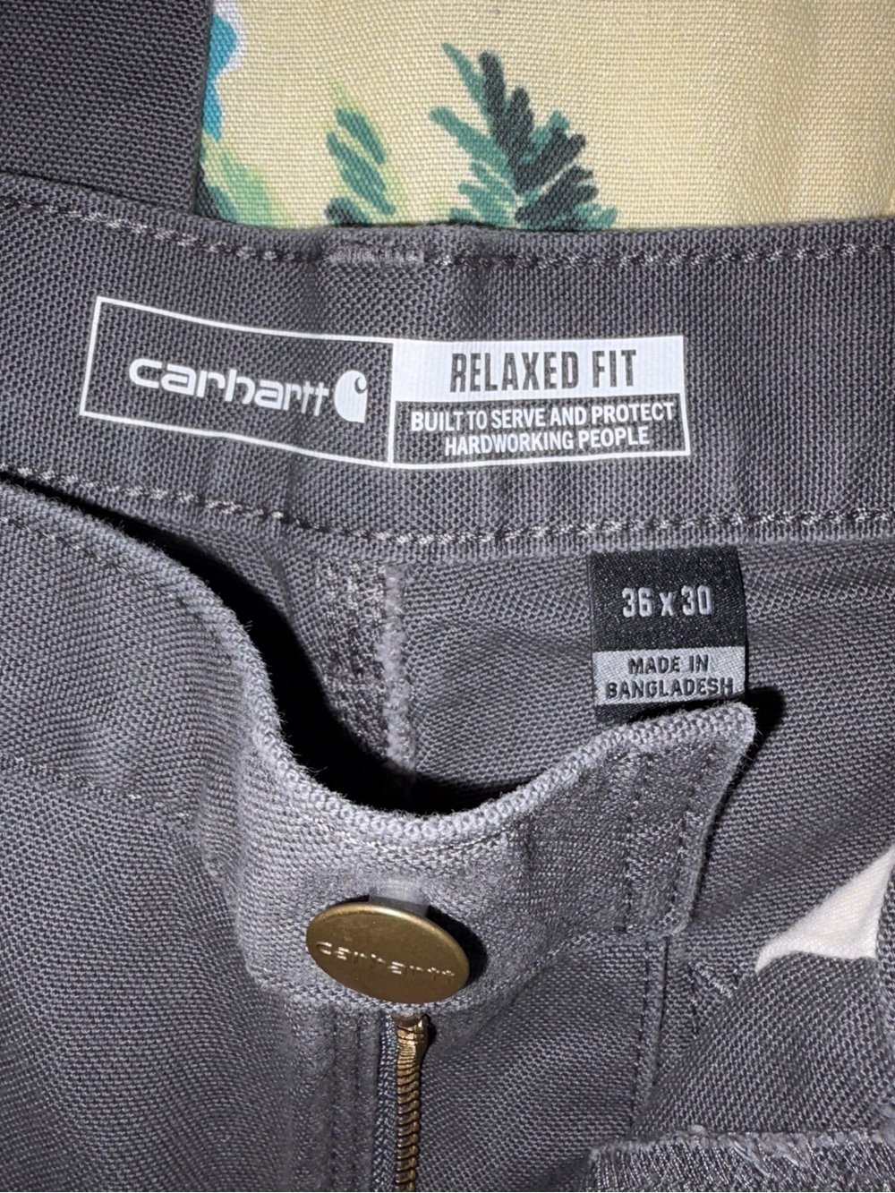 Carhartt Relaxed Fit Men’s Chinos in Charcoal Gray